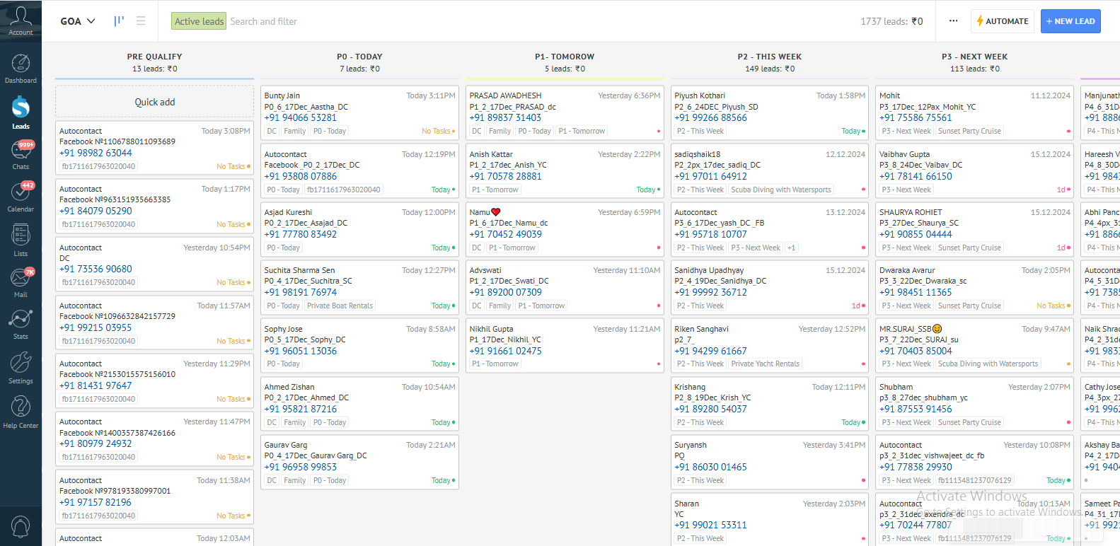 Efficiently Managing Customer Journeys for Waterz Goa