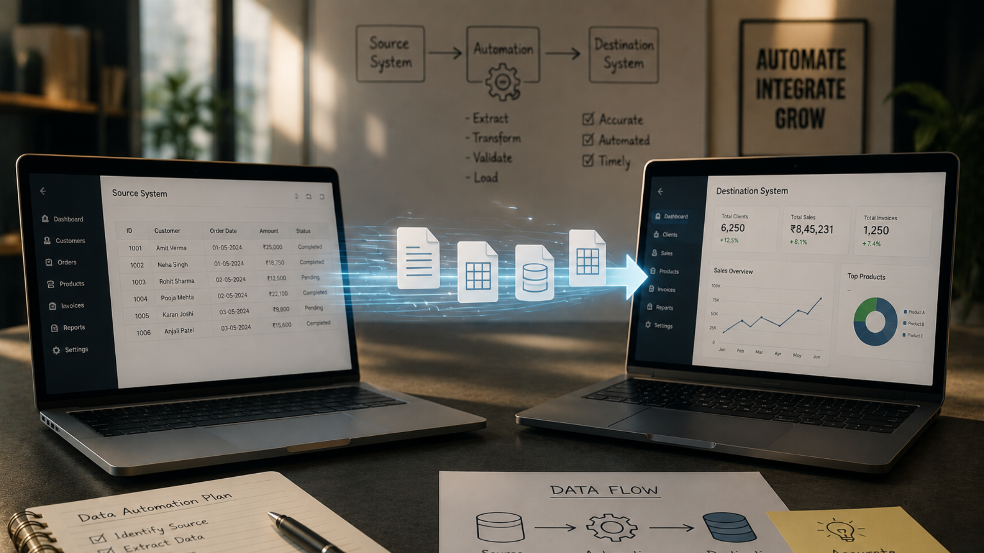 How to Automatically Move Data From One System to Another