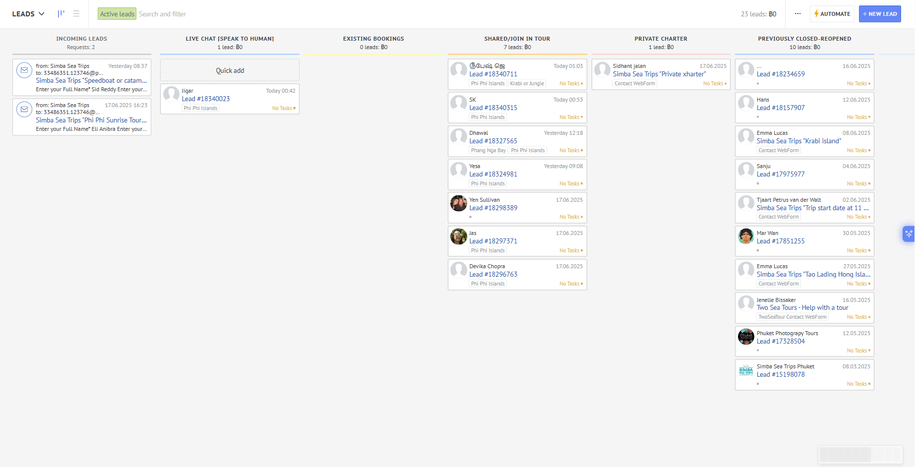 How Simba Sea Trips Optimized Lead Management Across Multiple Brands How Simba Sea Trips Optimized Lead Management Across Multiple Brands