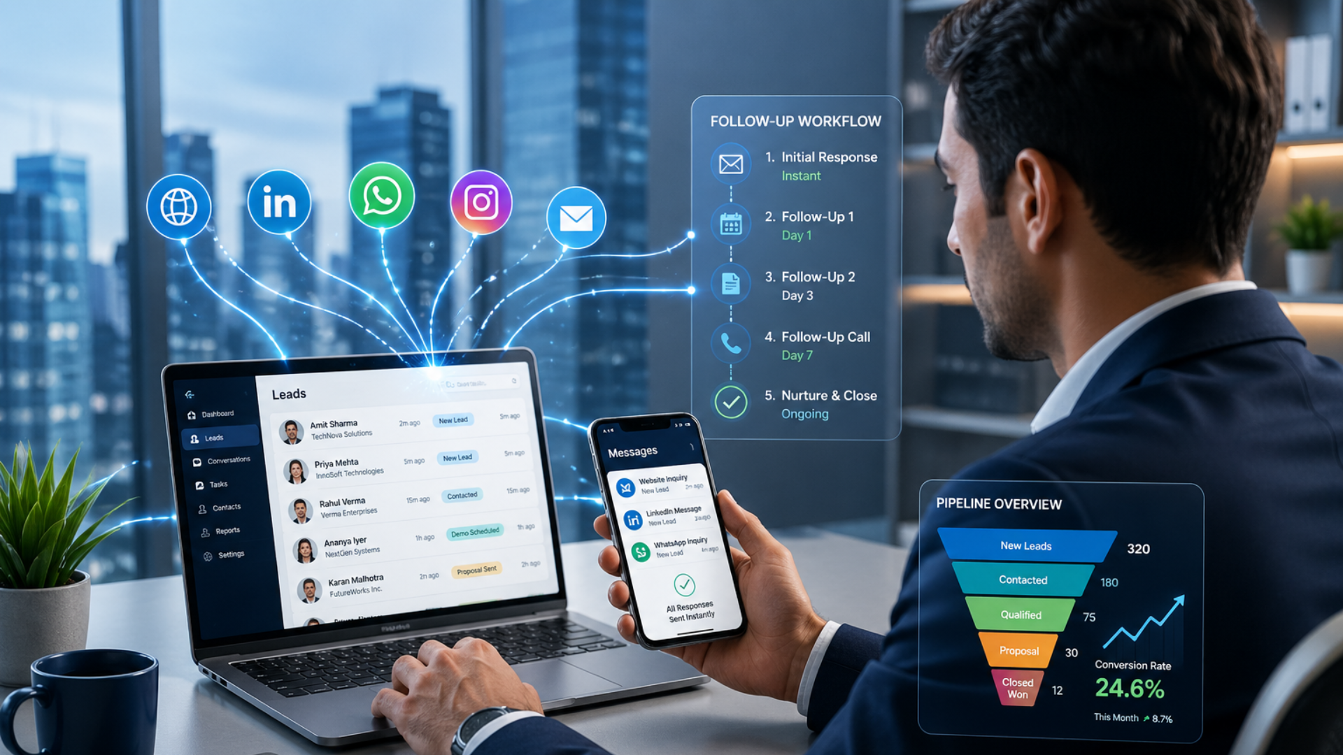 The Role of Response Time and Follow Up Systems in Enterprise Sales