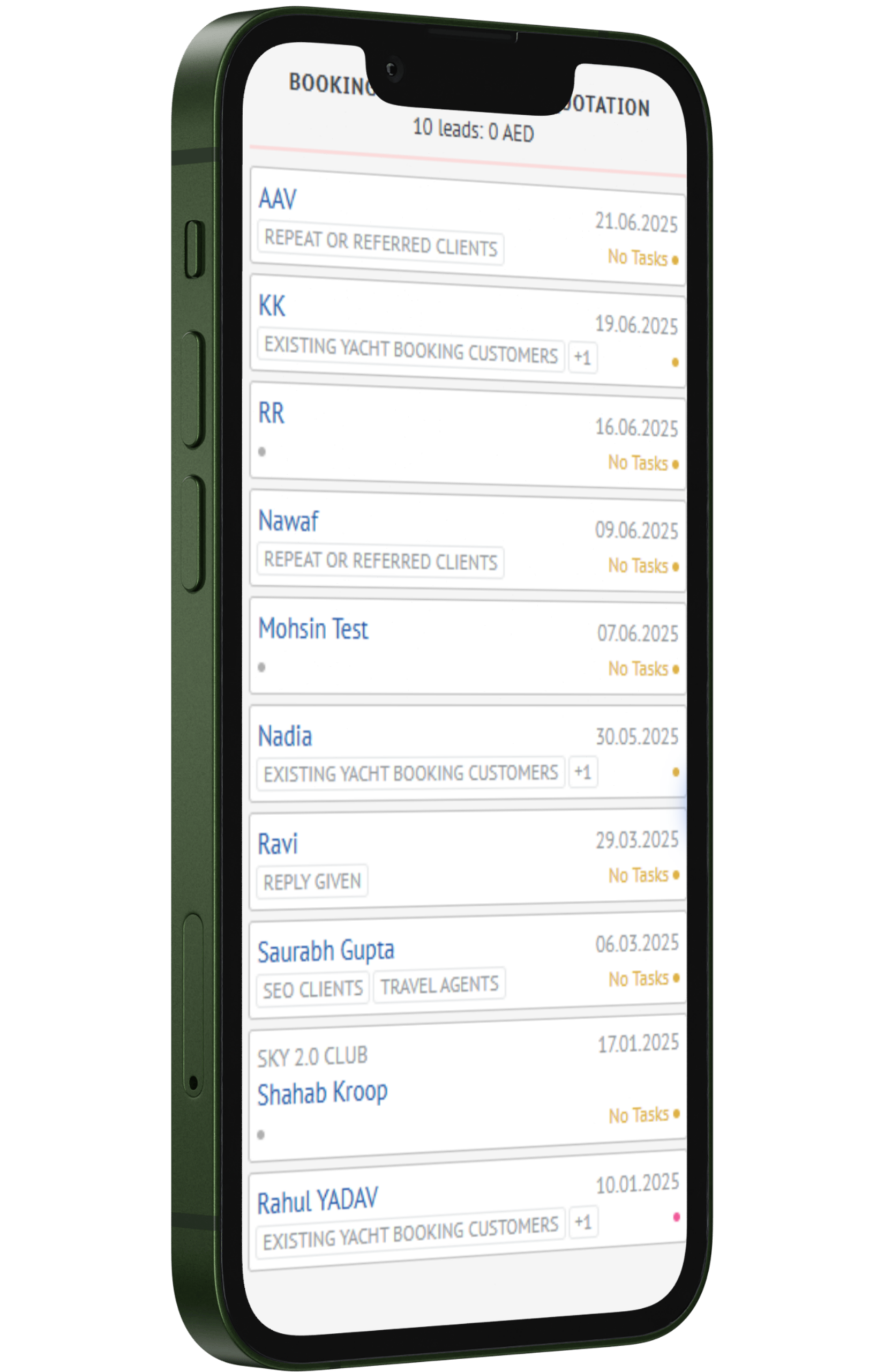 saas-47 Zoho-Kommo: Powering a Smoother Booking Journey for No.1 Yacht
